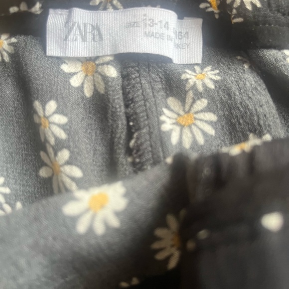 Zara floral pants 13-14 - Picture 4 of 6